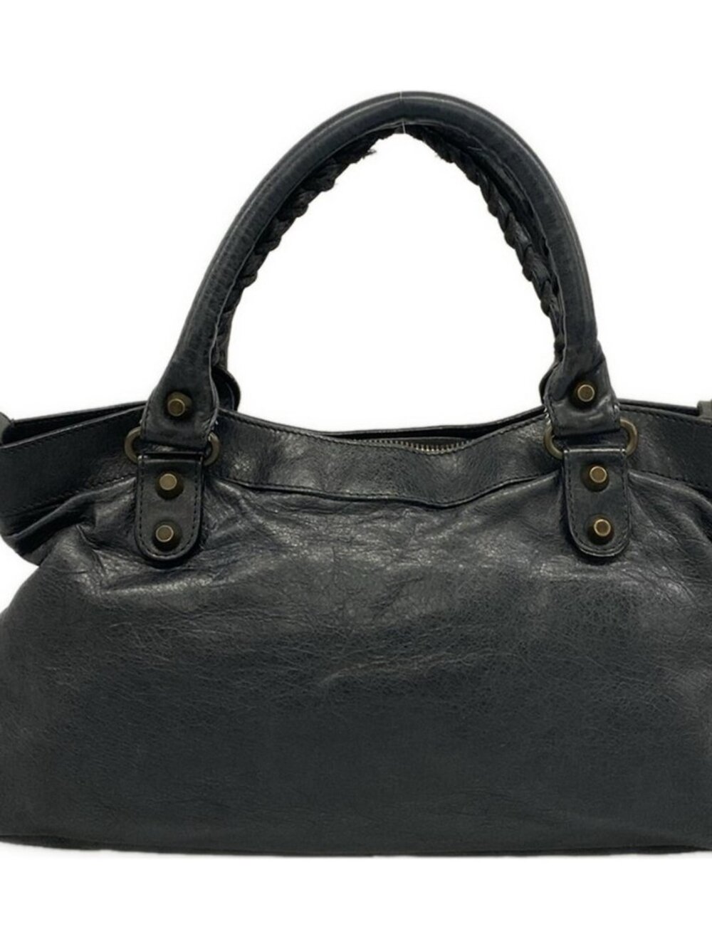 BALENCIAGA The First 103208 Black Leather Handbag - Picture 3 of 15